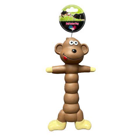 *New*Paw Play Latex Brown Monkey 25.5cm