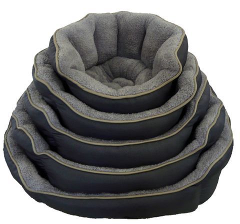 Set of 5 OvalWaterproof/Sherpa Lined Bed