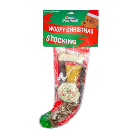 Dog Woofy Christmas Stocking
