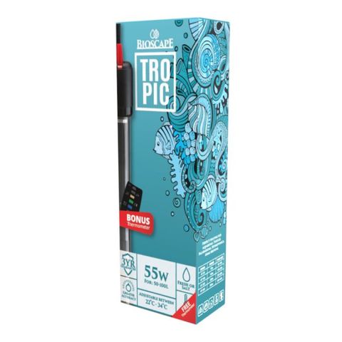 Bioscape Tropic Aquarium Heater 55watt