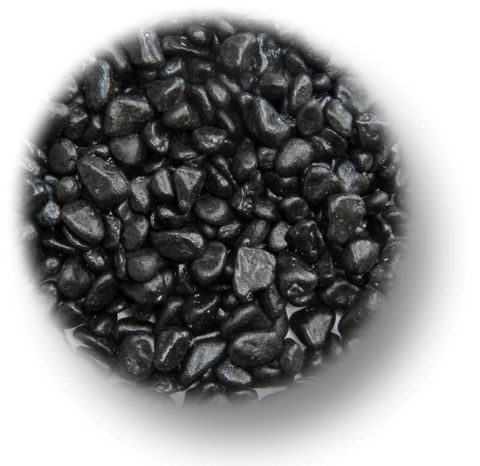 2kg Painted Black Gravel
