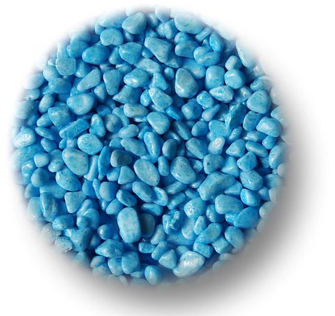 2kg Painted Light Blue Gravel