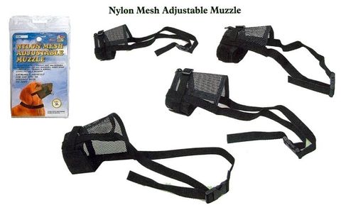Nylon Mesh Adj. Muzzle X-Large DOA4X