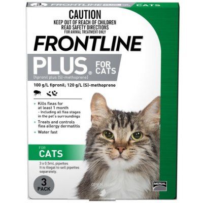 Frontline Plus Cat Green 3PK