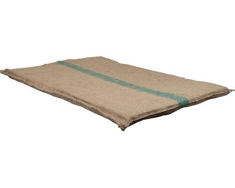Hessian Mat Green Stripe Lge 80mm Thick