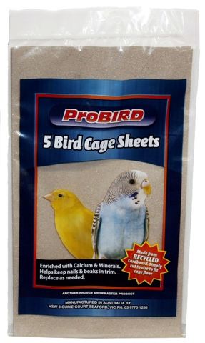 ProBird Cage Sheets (5 per pack)