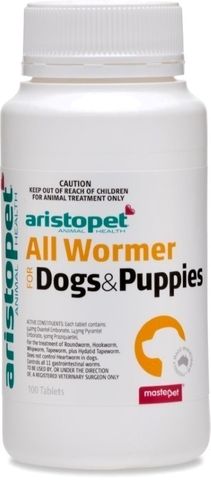 *Aristopet AllWormer Dog/Pup 100s