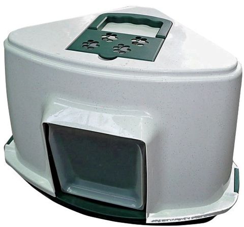 Corner Litter Tray Hooded CTN 9 (L04)