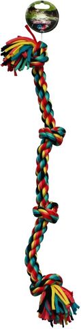 Paw Play 68cm Stretch Rope 4 Knot