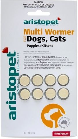 Aristopet MultiWormer Dog/Cat 8pk