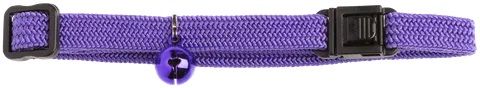 *Nylon Elasticised Cat Collar Purple