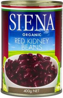 SIENA 12X400gm ORGANIC RED KIDNEY BEANS