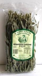 L'ABRUZ 12x375gm EGG SPINACH FETTUCINE