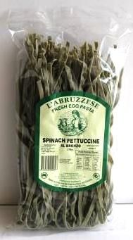 L'ABRUZ 12x375gm EGG SPINACH FETTUCINE