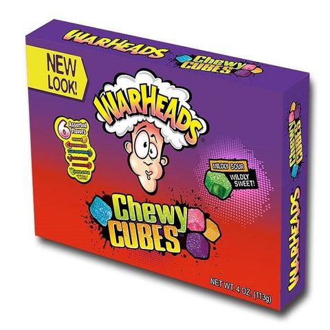 WARHEADS 12x113gm CHEWY CUBES