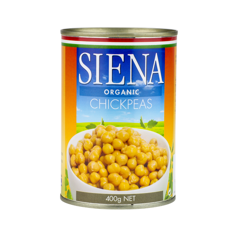 SIENA 12x400gm ORGANIC CHICK PEAS