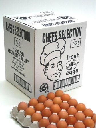 CHEFS SELECTION EGGS 600GM - 15 DOZ