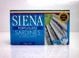 SIENA 12x120g(4)P/GUESE SARDINES S/WATER