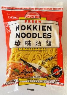 CHUN MEI 12x500gm FRESH HOKKIEN NOODLE