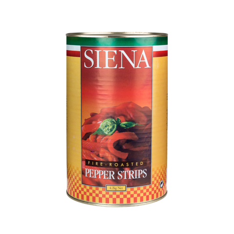 SIENA (3) A12 ROASTED PEPPER STRIPS TIN