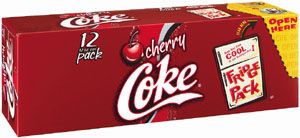 CHERRY COKE 12x355ml FRIDGE PACK