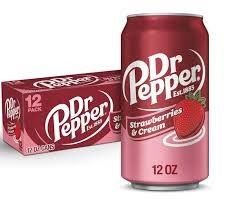 DR PEPPER 12x355ml STRAWBERRIES & CREAM