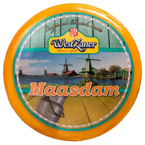 WESTZANER 13KG RW MAASDAM CHEESE