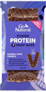 GO NATURAL 10x120gm PROTEIN POWER 7 SNAP