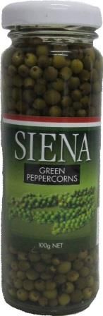 SIENA 12x100gm GREEN PEPPERCORNS