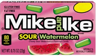 MIKE & IKE 12x120gm SOUR WATERMELON