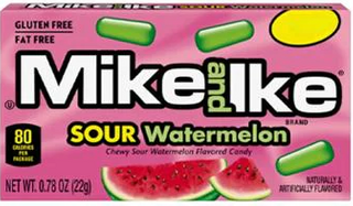 MIKE & IKE 12x120gm SOUR WATERMELON