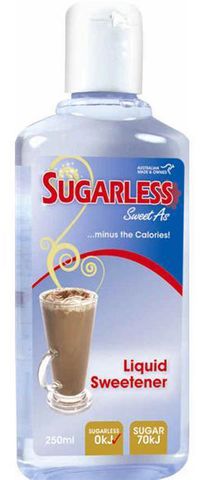 SUGARLESS 8x250ml SWEETENER LIQUID