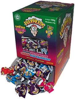 WARHEADS 100x19gm SUPER SOUR GUM POPS