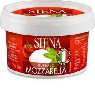 SIENA 12x125gm TUB BUFFALO MOZZARELLA