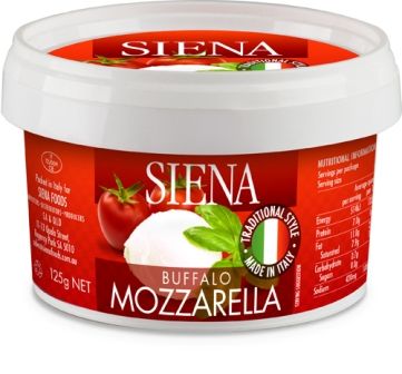 SIENA 12x125gm TUB BUFFALO MOZZARELLA