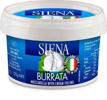 SIENA 12x125gm TUB BURRATA