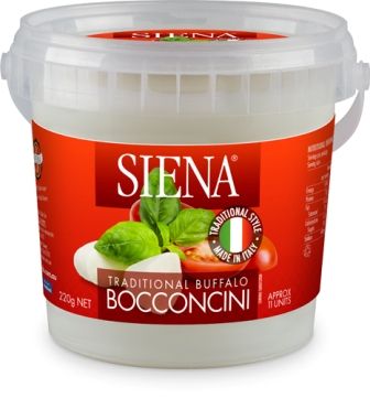 SIENA 8x220gm BUFFALO MILK TRAD BOCCONCN