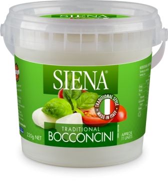 SIENA 8x220gm COWS MILK TRAD BOCCONCIN