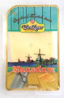 WESTZANER (12) 160g MAASDAM CHEESE SLICE