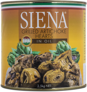 SIENA (6)A9 30/40 GRILL ARTICHOKE HEARTS