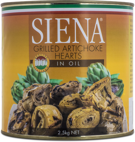 SIENA (6)A9 30/40 GRILL ARTICHOKE HEARTS