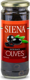 SIENA 6x440g BLACK SLICED OLIVES