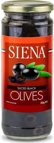 SIENA 6x440g BLACK SLICED OLIVES