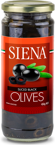 SIENA 6x440g BLACK SLICED OLIVES