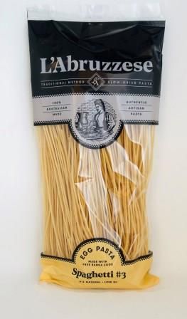 L'ABRUZ 12x375gm EGG SPAGHETTI NO.3