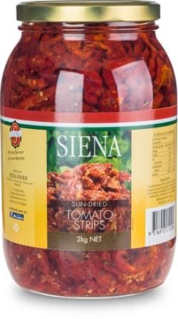 SIENA (6)2KG SUNDRIED TOMATO STRIPS JAR