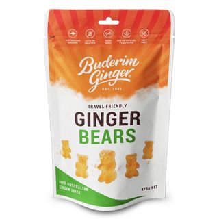 BUDERIM 8x175gm GINGER BEARS