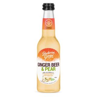 BUDERIM 12x330ml GINGER BEER & PEAR BOTL