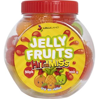 LOLLILAND 6x900gm JELLY FRUIT JAR