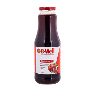 B-WELL 8x1Lt 100% POMEGRANATE JUICE